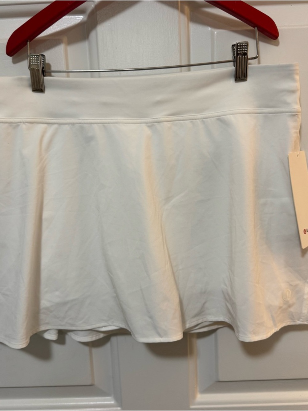 NWT Lululemon Lightweight High Rise Tennis Skirt Skort White Size 12